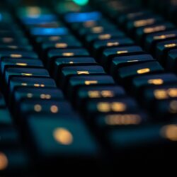 black computer keyboard to write content that generates leads